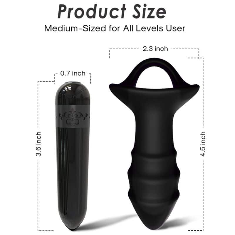 Armony - Vibrador De Dedo Kylin E Controle Remoto De Plug Anal Preto - Image 4