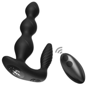 Armony - Vibrador E Estimulador Manfun Plug Anal Controle Remoto Preto