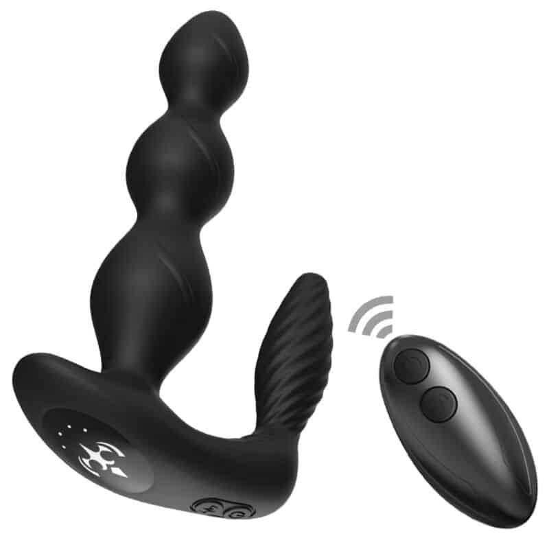 Armony - Vibrador E Estimulador Manfun Plug Anal Controle Remoto Preto