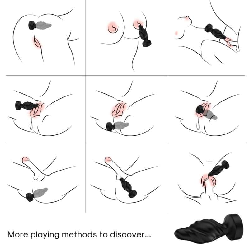 Armony - Vibrador E Plug Anal Controle Remoto Preto - Image 2
