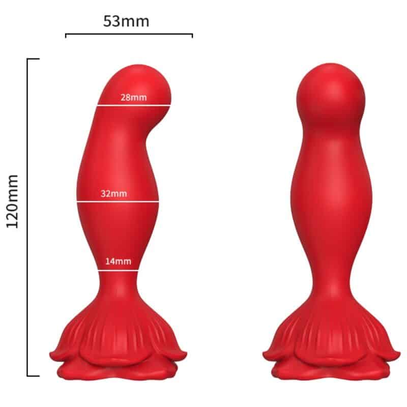 Armony - Vibrador Rosa E Plug Anal Controle Remoto Vermelho - Image 2