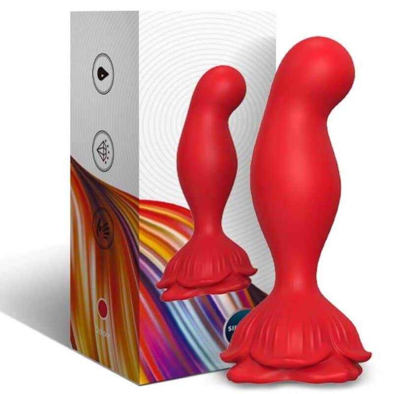 Armony - Vibrador Rosa E Plug Anal Controle Remoto Vermelho - Image 5