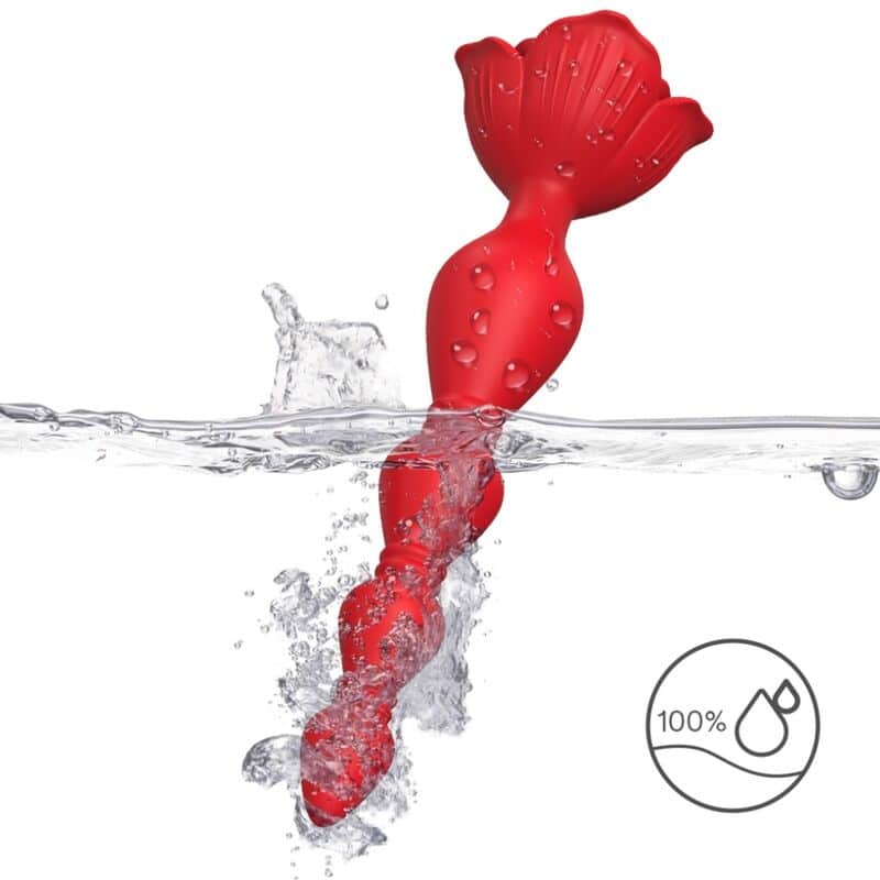 Armony - Pagode Vibrador Rosa E Plug Anal Vermelho - Image 3