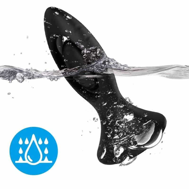 Armony - Vibrador E Plug Anal Silicone Preto - Image 3