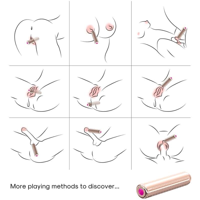 Armony - Bala Vibrador Warhead Dourado 2 Cm X 8.8 Cm - Image 2