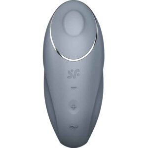 Satisfyer - Tap & Climax 1 Vibrador Lay-On Cinza