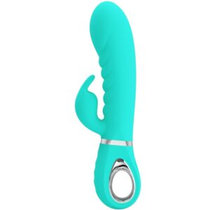 Pretty Love - Vibrador Prescott Multifunões Ponto-G Aqua Verde