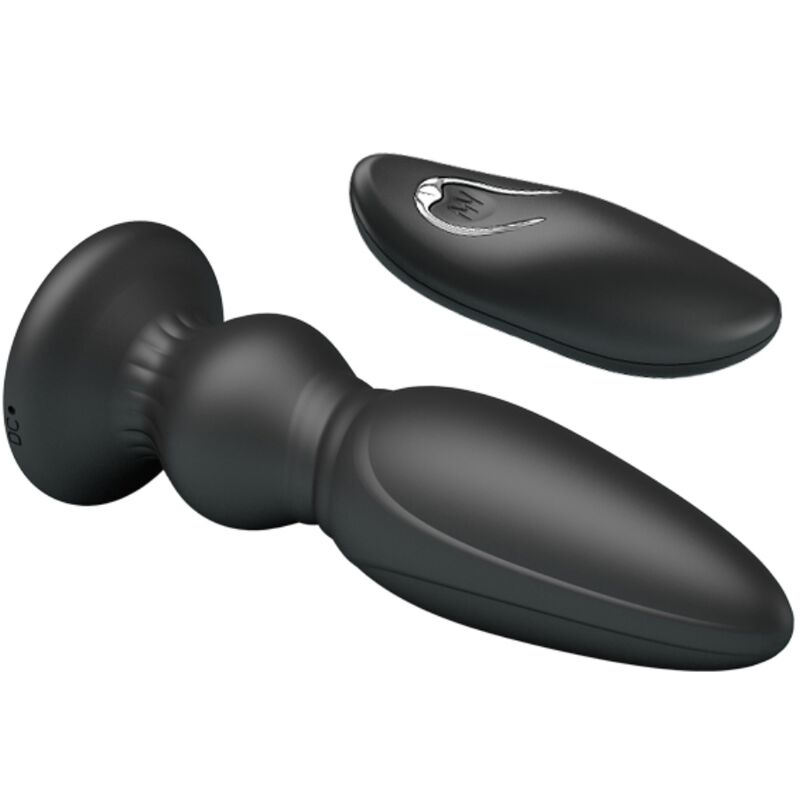 Mr Play - Plugue Anal De Controle Remoto Vibrador Poderoso Preto - Image 4