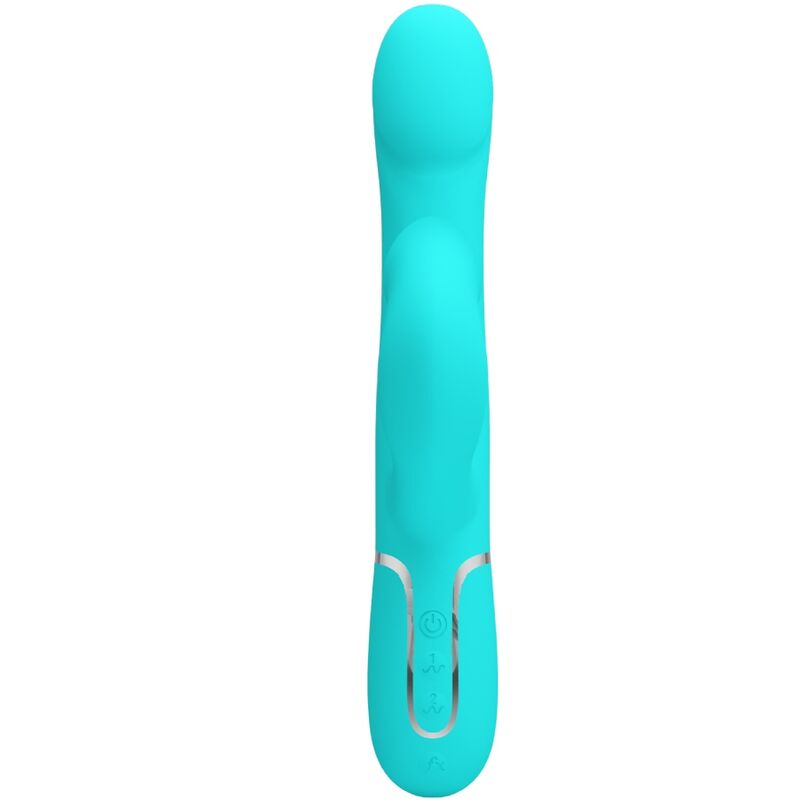 Pretty Love - Vibrador Coelho Pérolas Aqua Verde - Image 2