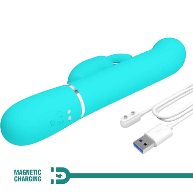 Pretty Love - Vibrador Coale Coale Pérolas Aqua Verde - Image 9
