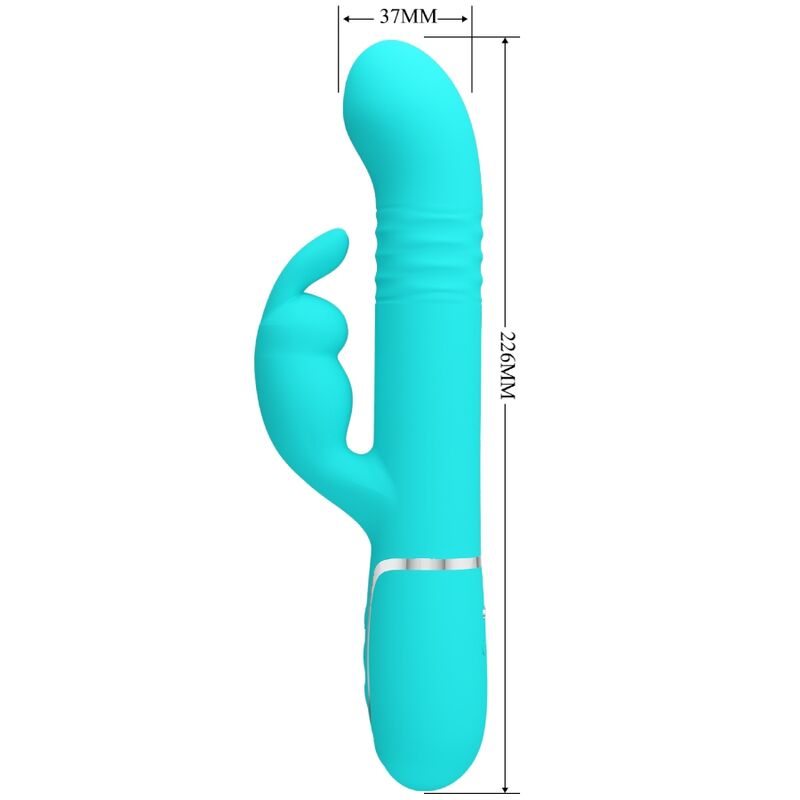 Pretty Love - Vibrador Coale Coale Pérolas Aqua Verde - Image 7