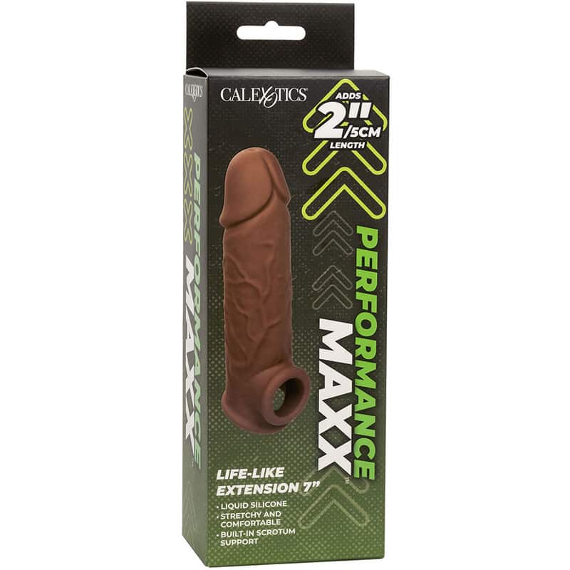 CalExotics - Extensão Life-Like Performance Maxx 7 Pele Marrom - Image 12