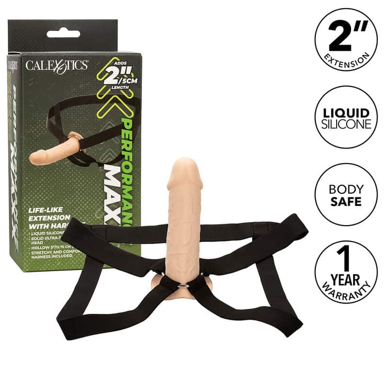 Calexotics - Extenso Performance Maxx Life-Like Com Arnês Pele Leve - Image 2