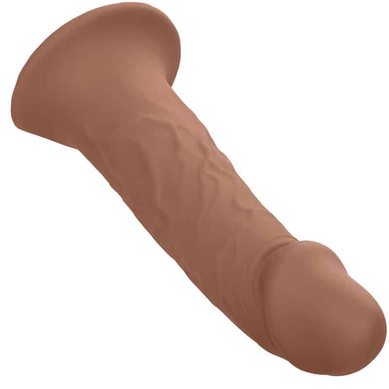 Calexotics - Performance Maxx Life-Like Extension Com Arnês Pele Marrom - Image 7