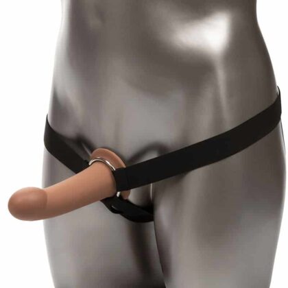 Calexotics - Extenso Performance Maxx Com Arnês Pele Marrom