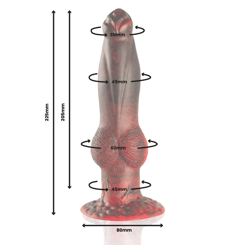Epic - Prometheus Dildo Titan Em Chamas Controle Remoto Recarregável - Image 4