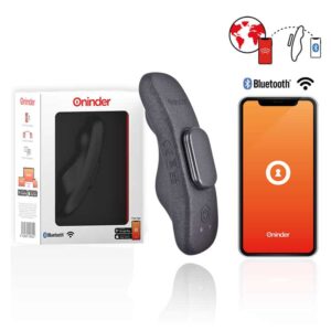 Oninder - Vibrador Recarregável Manila Panty 9 Velocidades 9,6 Cm X 2,6 Cm - Aplicativo Gratuito