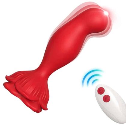 Armony - Vibrador Rosa E Plug Anal Controle Remoto Vermelho