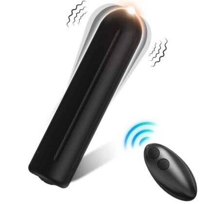 Armony - Warhead Vibrador Bala Controle Remoto Preto 2 Cm X 8.8 Cm
