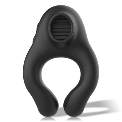 Armony - Anel Vibrador De Silicone 3 Motores Recarregáveis Preto - Ouro