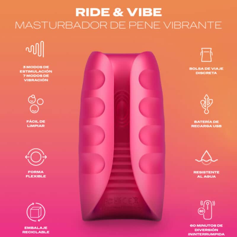 Masturbador Vibrador Durex -Toy Ride & Vibe - Image 2
