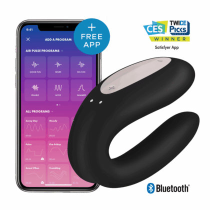 Satisfyer - Double Joy Con App Preto
