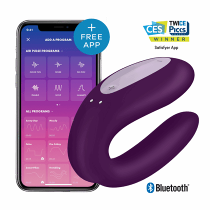Satisfyer - Double Joy Con App Roxo