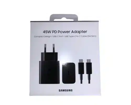 Samsung Carregador + Cabo USB-C 45W Preto - Image 2