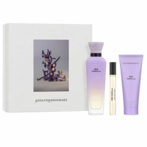 Adolfo Dominguez Iris Vainilla coffret com EDP 120 ml, EDP 10 ml e Body Lotion 75 ml