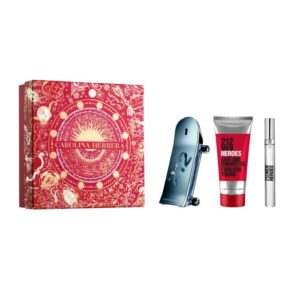 Carolina Herrera 212 Heroes Coffret com Eau de Parfum 90 ml, Gel de Duche 100 ml e Mega Spritzer 10 ml