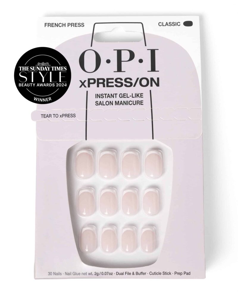 Opi Xpress-On Uñas Artificiales Nail Art Manicura Francesa 30 U