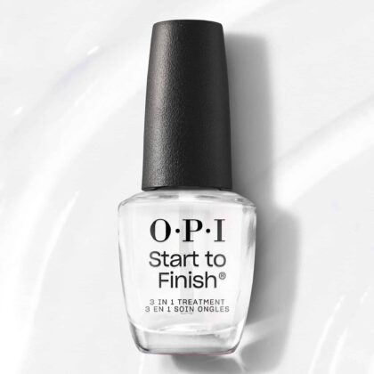 Opi Start to Finish 3 En 1 Tratamiento Base, Top Coat y Fortalecedor 15ml
