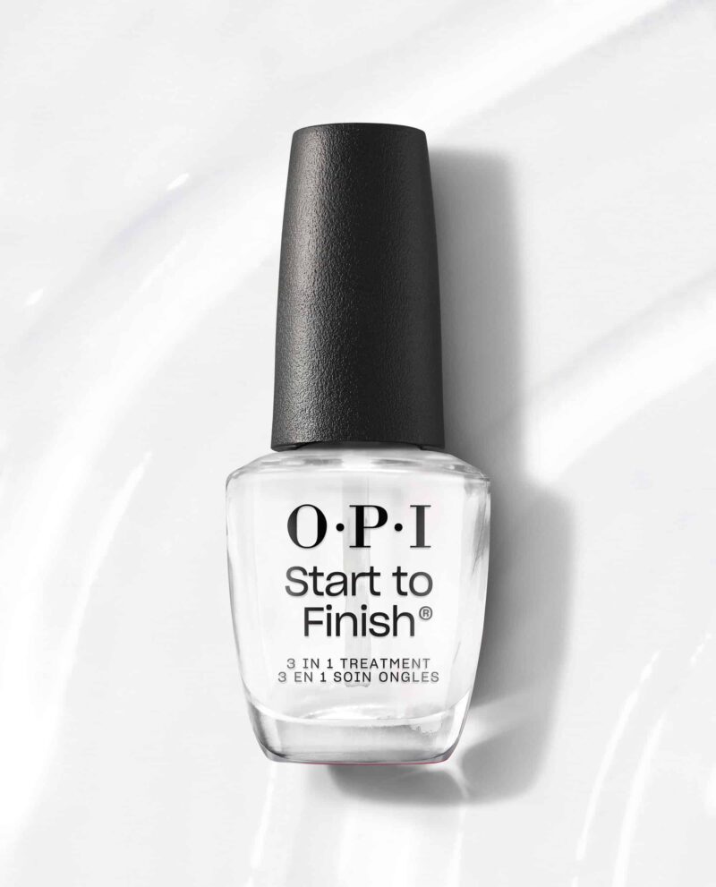 Opi Start to Finish 3 En 1 Tratamiento Base, Top Coat y Fortalecedor 15ml