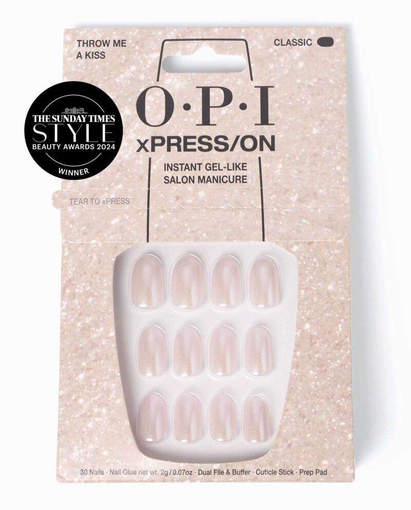 Opi Xpress-On Uñas Artificiales Tonos Icónicos Throw Me A Kiss 30 U