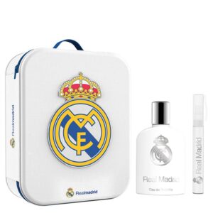 Real Madrid Eau De Toilette Spray 100ml Set 3 Produtos
