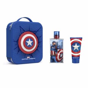 Marvel Captain America Eau De Toilette Spray 100ml Set 3 Produtos