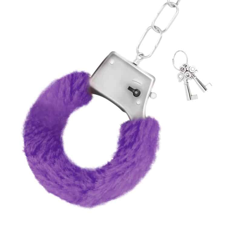 ALGEMAS DE PELUCHE LOVE CUFFS CRUSHIOUS ROXAS - Image 3