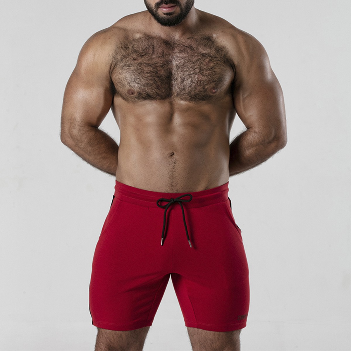 CALÇÃO SIDE STRIP SHORT VERMELHO LOCKER GEAR - Image 3
