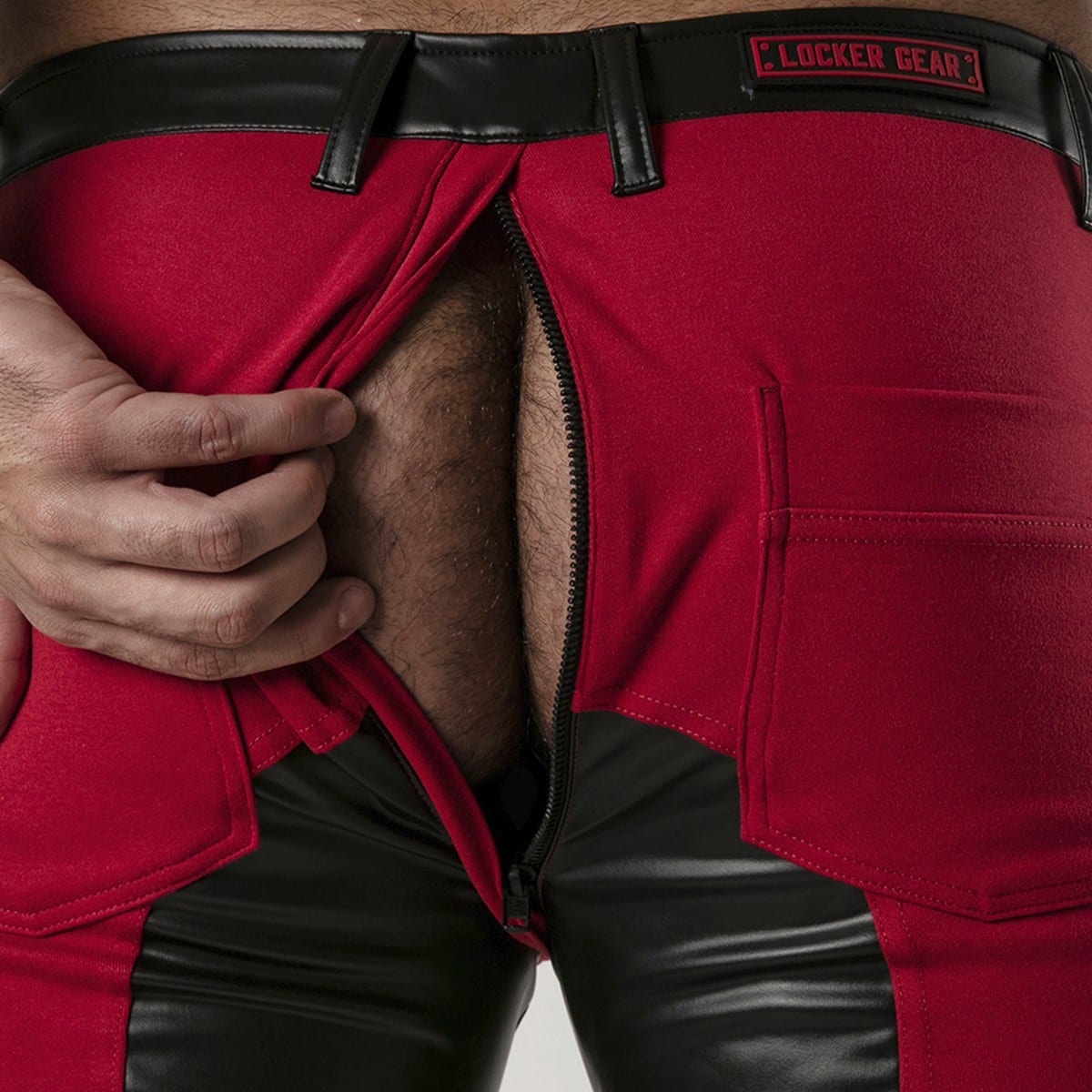 CALÇÃO PERNEIRA 5 POCKET CHAP SHORT VERMELHO LOCKER GEAR - Image 3