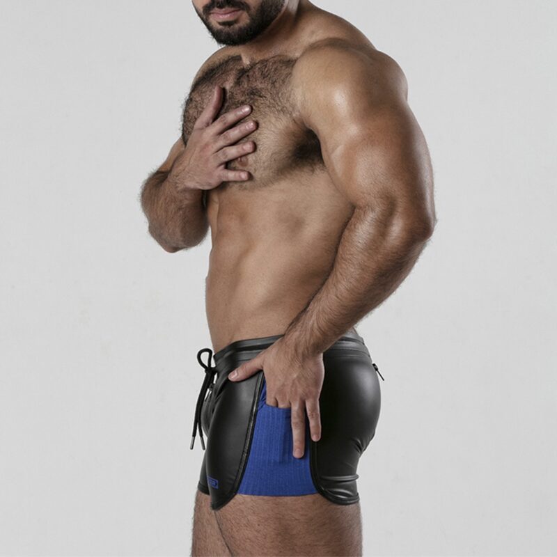 CALÇÃO PERNEIRA 2 WAY ZIPPER CONTRAST SHORT AZUL LOCKER GEAR - Image 5