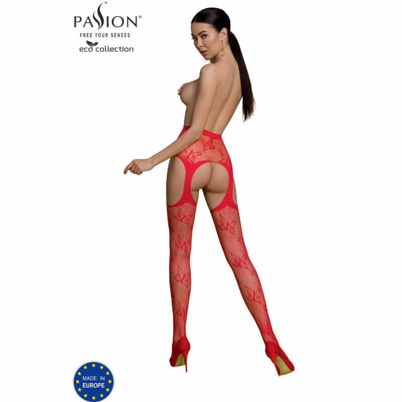 Passion - Coleo Eco Bodystock Eco S001 Vermelho - Image 2
