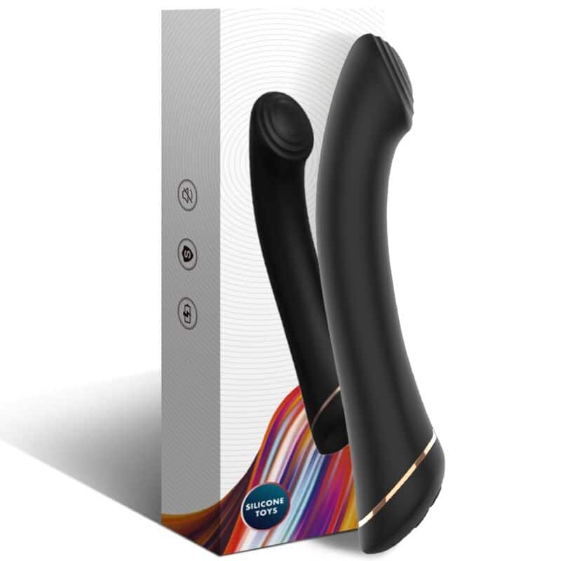 Armony - Vibrador Falt Head Silicone Preto - Image 4