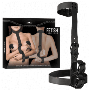Fetish Submissive Bondage - Conjunto De Restraint Corporal De Colar E Pulso