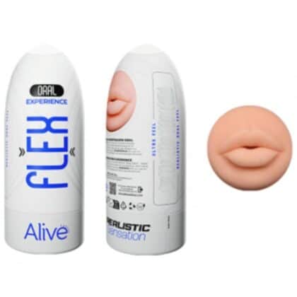 Alive - Flex Masturbador Masculino Oral Tamanho M