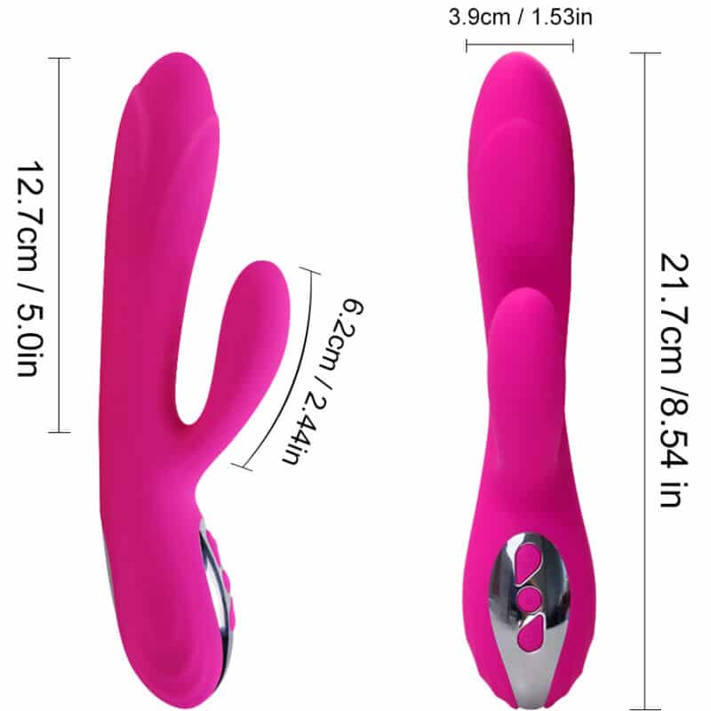 Armony - Vibrador E Estimulador Flexível Com Efeito De Calor Fúcsia - Image 2