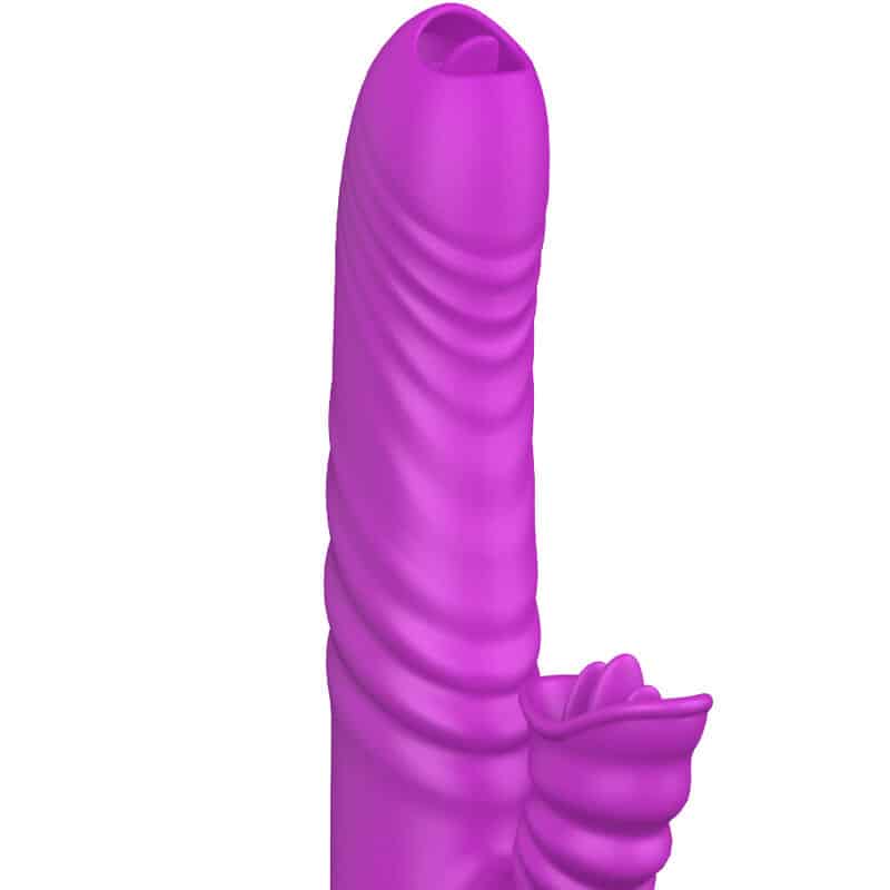 Armony - Angelia Vibrador Multifuno Língua Dupla Efeito De Calor Violeta - Image 4