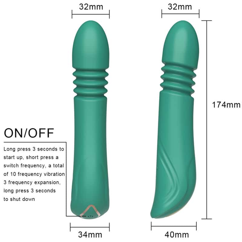 Armony - Vibrador E Impulso De Ponto G Verde - Image 2