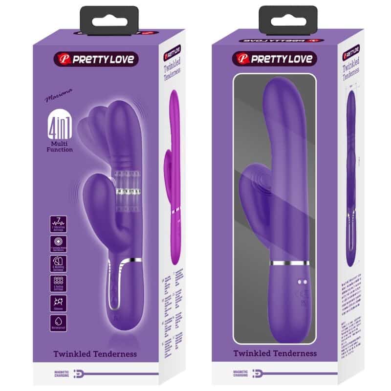 Pretty Love - Vibrador Multifunção G-Spot Roxo - Image 4