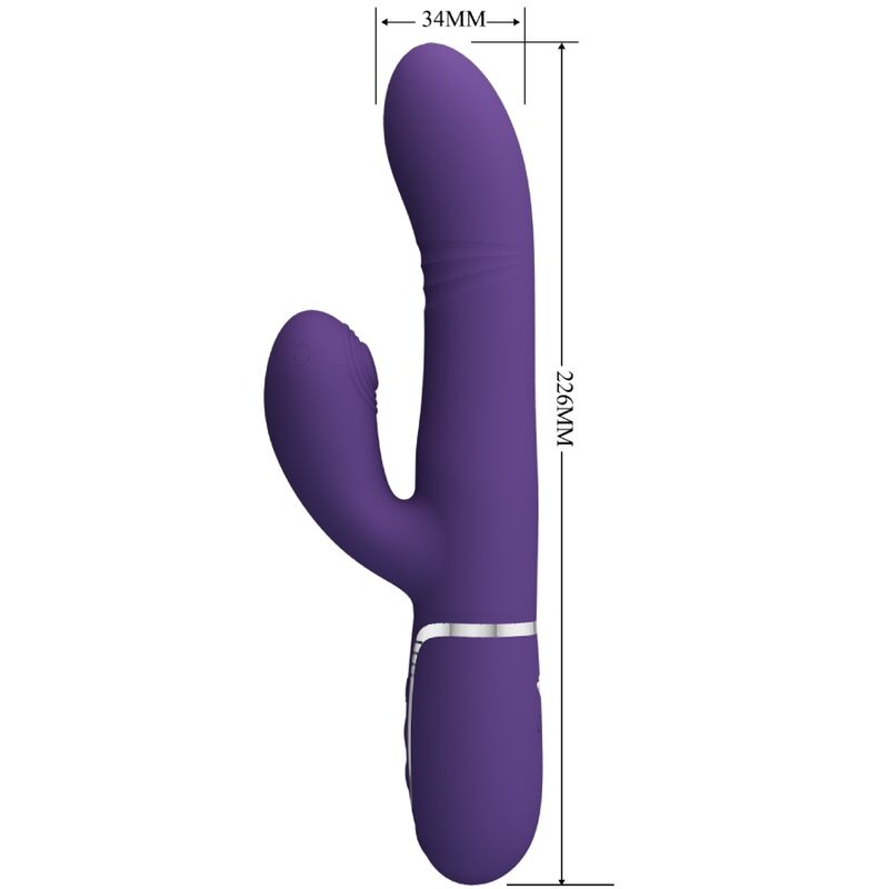 Pretty Love - Vibrador Multifunção G-Spot Roxo - Image 2
