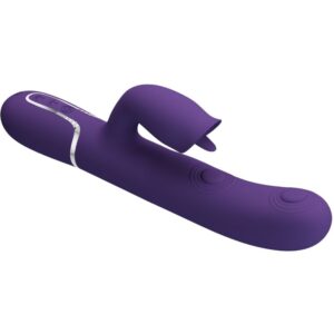 Bonito Amor - Vibrador De Coelho Com Lambida Roxo